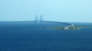 Oresund Bridge linking Sweden and Denmark